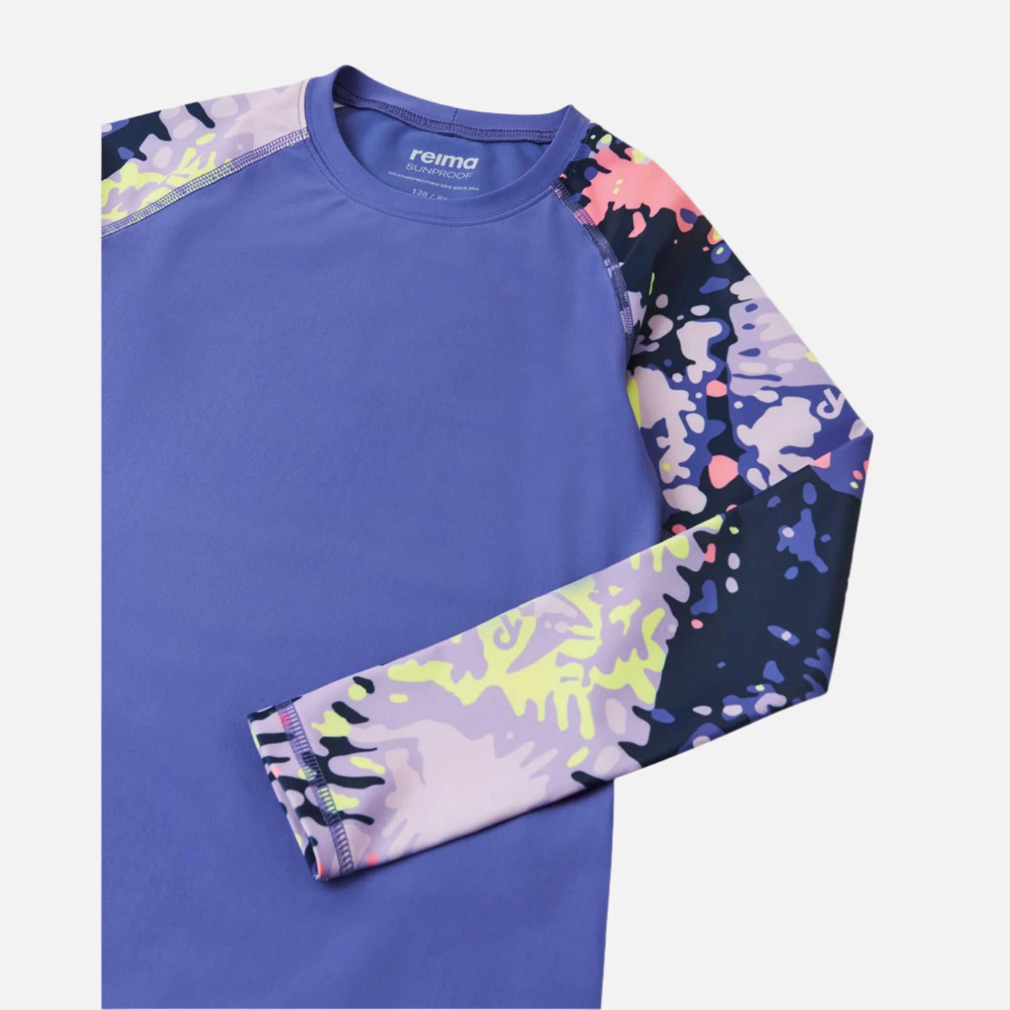 bluza-costum-baie-protectie-uv-50+-reima-galbenus