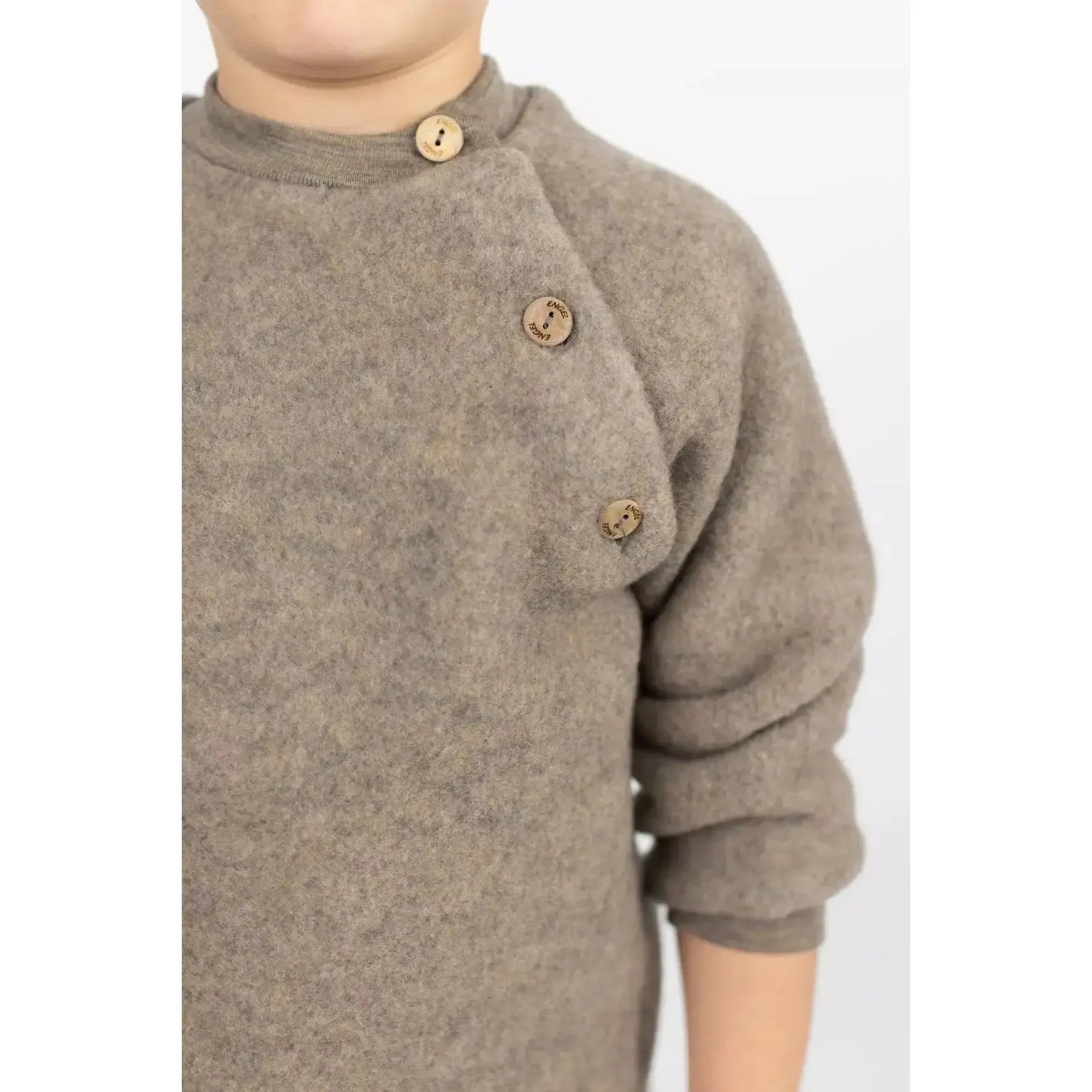 Pulover din fleece de lana merinos, Aluna