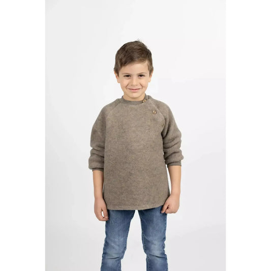 Pulover din fleece de lana merinos, Aluna