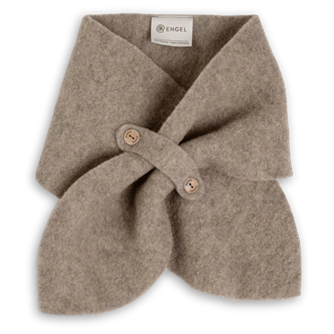 Fular cu nasture din lana fleece, Aluna