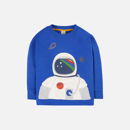 Bluza Owen interactiva din bumbac organic, Astronaut