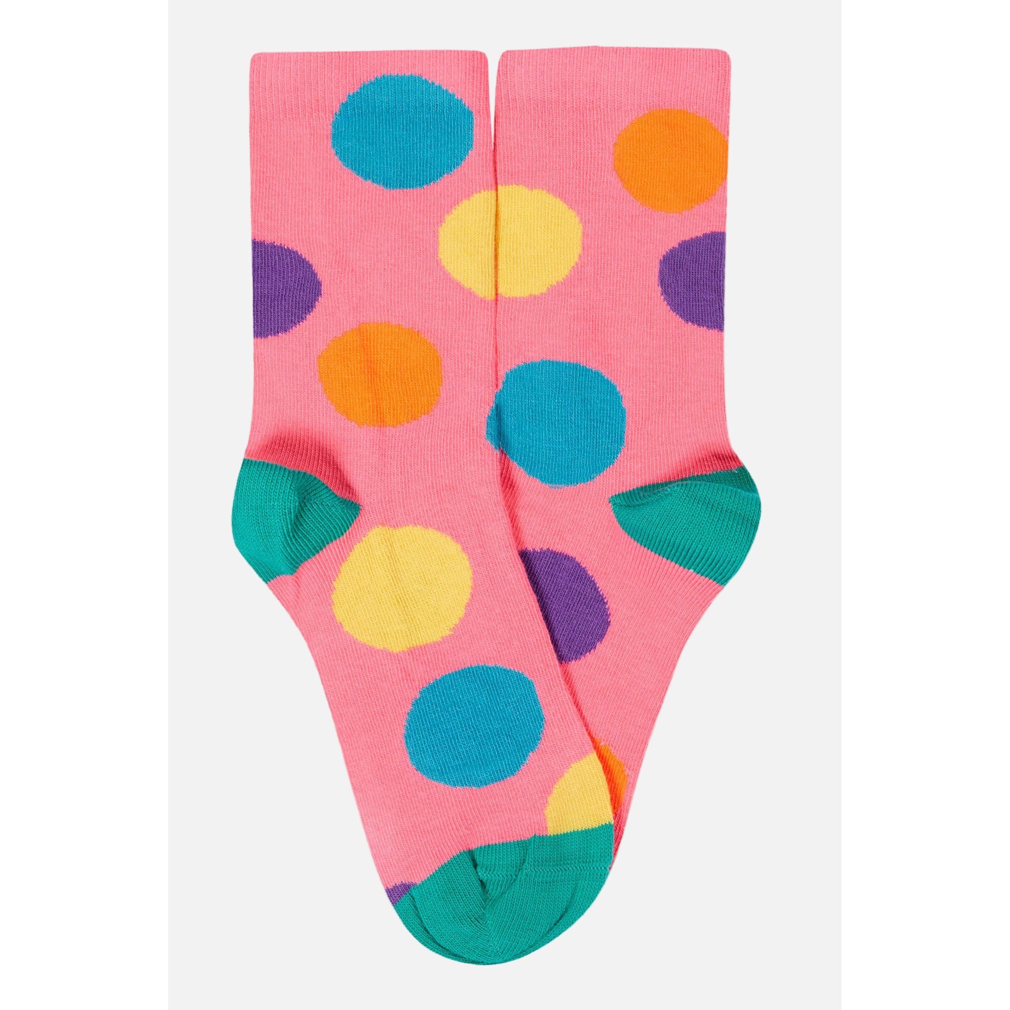 Set 3 perechi sosete din bumbac organic, Flori