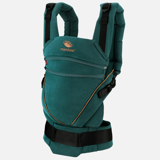 Manduca XT Denim Teal - sistem de purtare