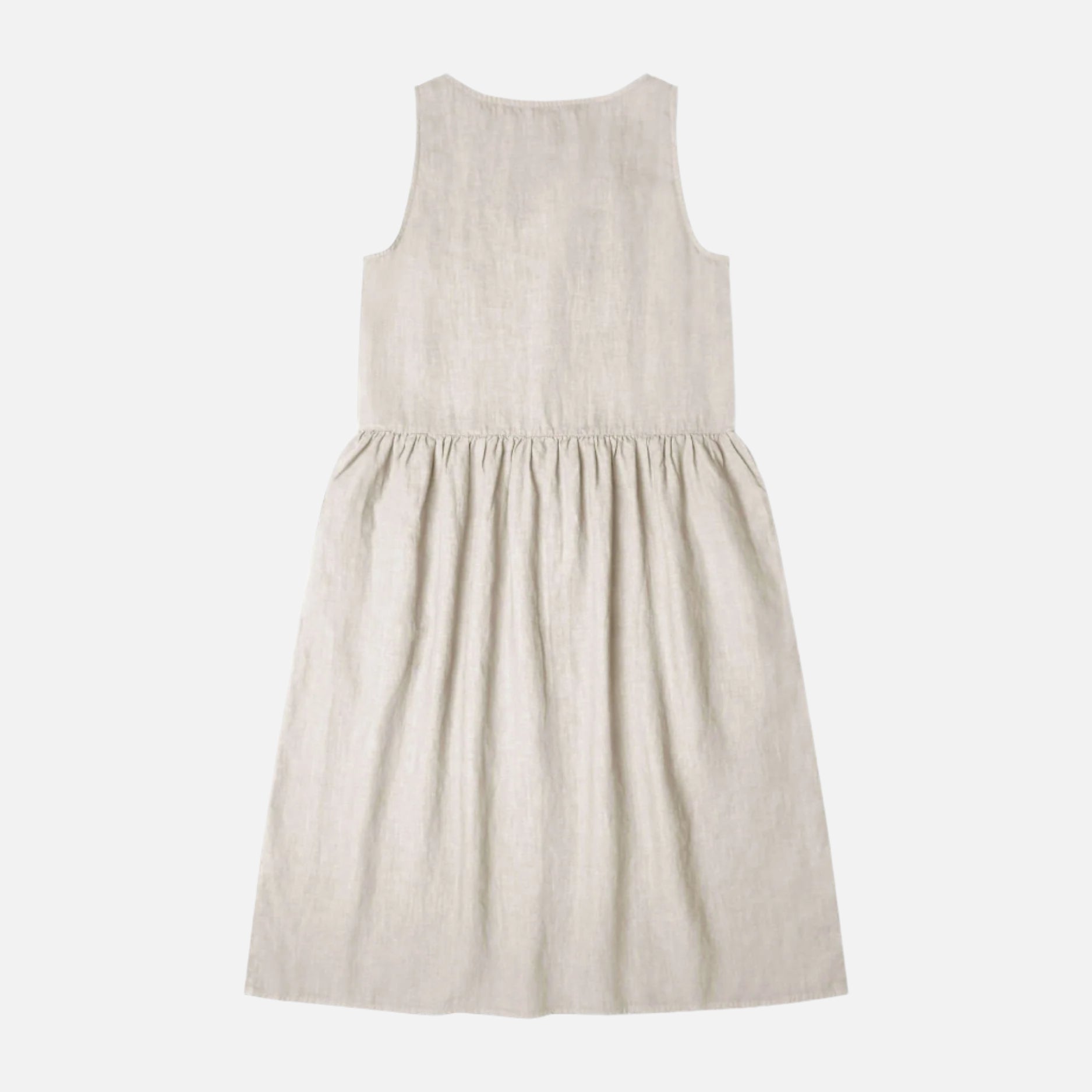 Rochie dama Matona din in organic, Migdala
