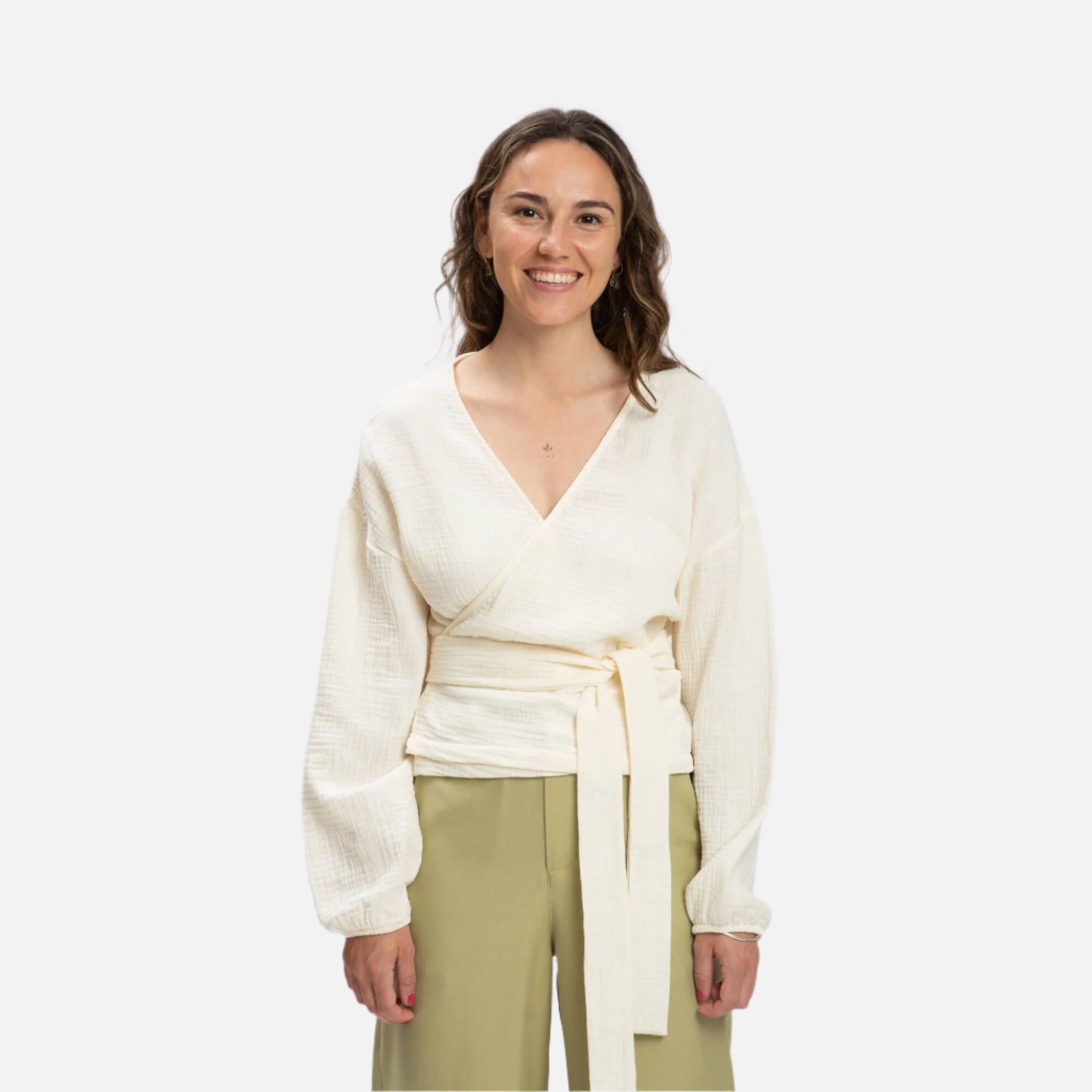 bluza_muselina_bumbac_organic_femei_matona_galbenus