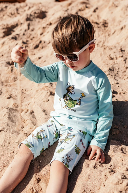 Set costum de baie cu filtru UV 50+, Pettson și Findus