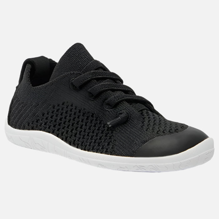 Incaltari barefoot Astelu din material textil, Negru