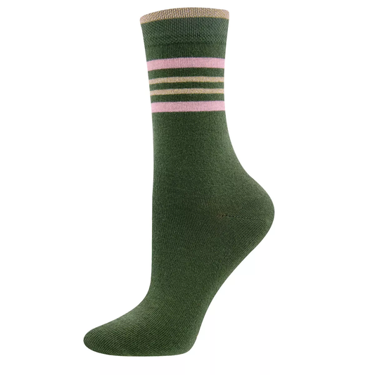 Sosete din bumbac organic pentru adulti, Verde
