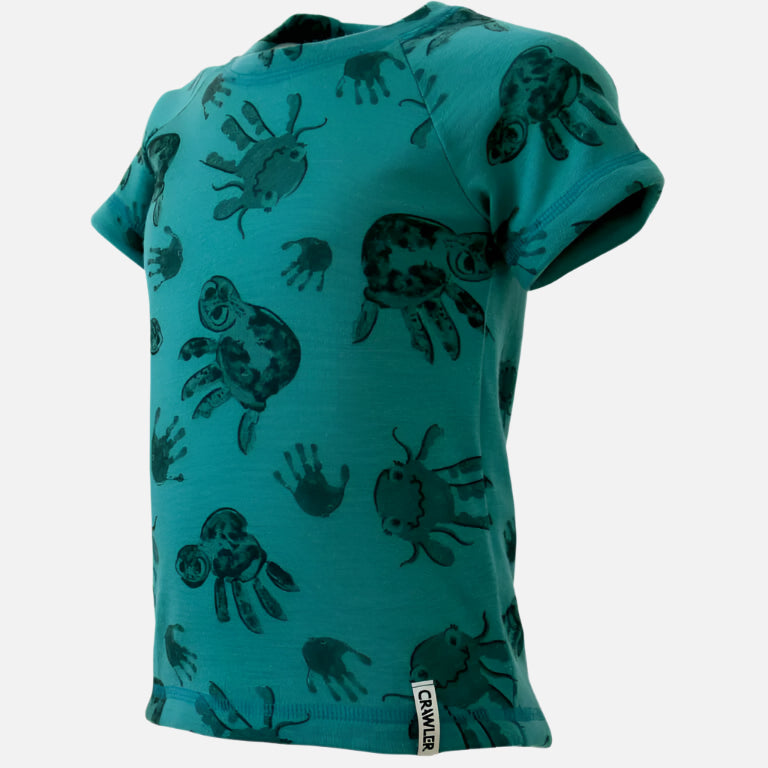 tricou_crawler_copii_lana_merinos_subtire_vara_galbenus