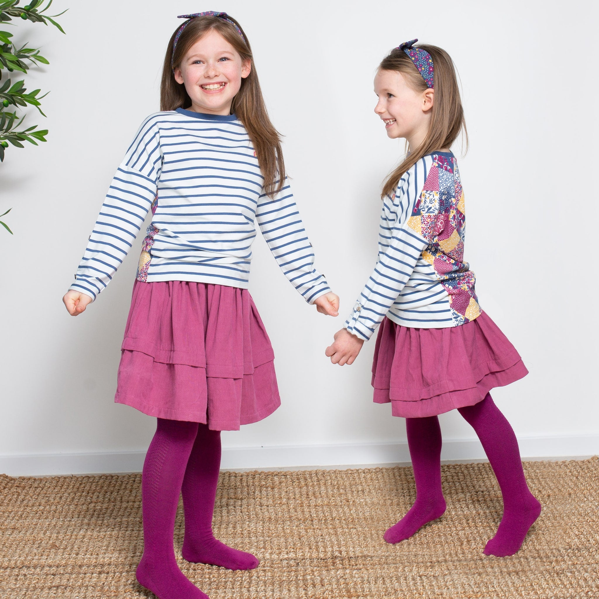 Fusta_Grow_together_skirt_copii_roz_kite_bumbac_organic