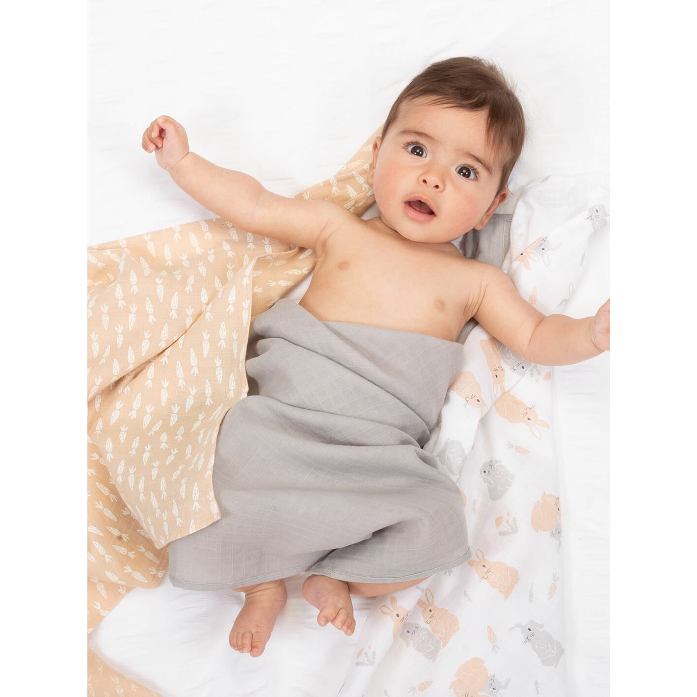 muselina bumbac organic set