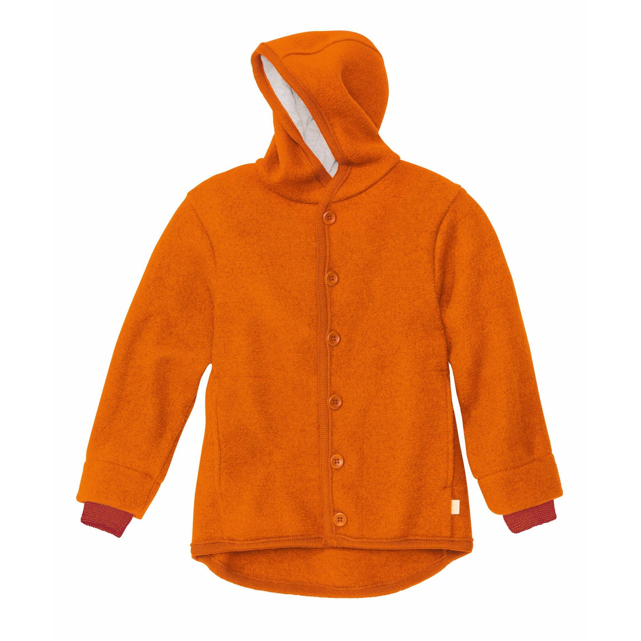 Jacheta copii Disana lana fiarta organica - Orange