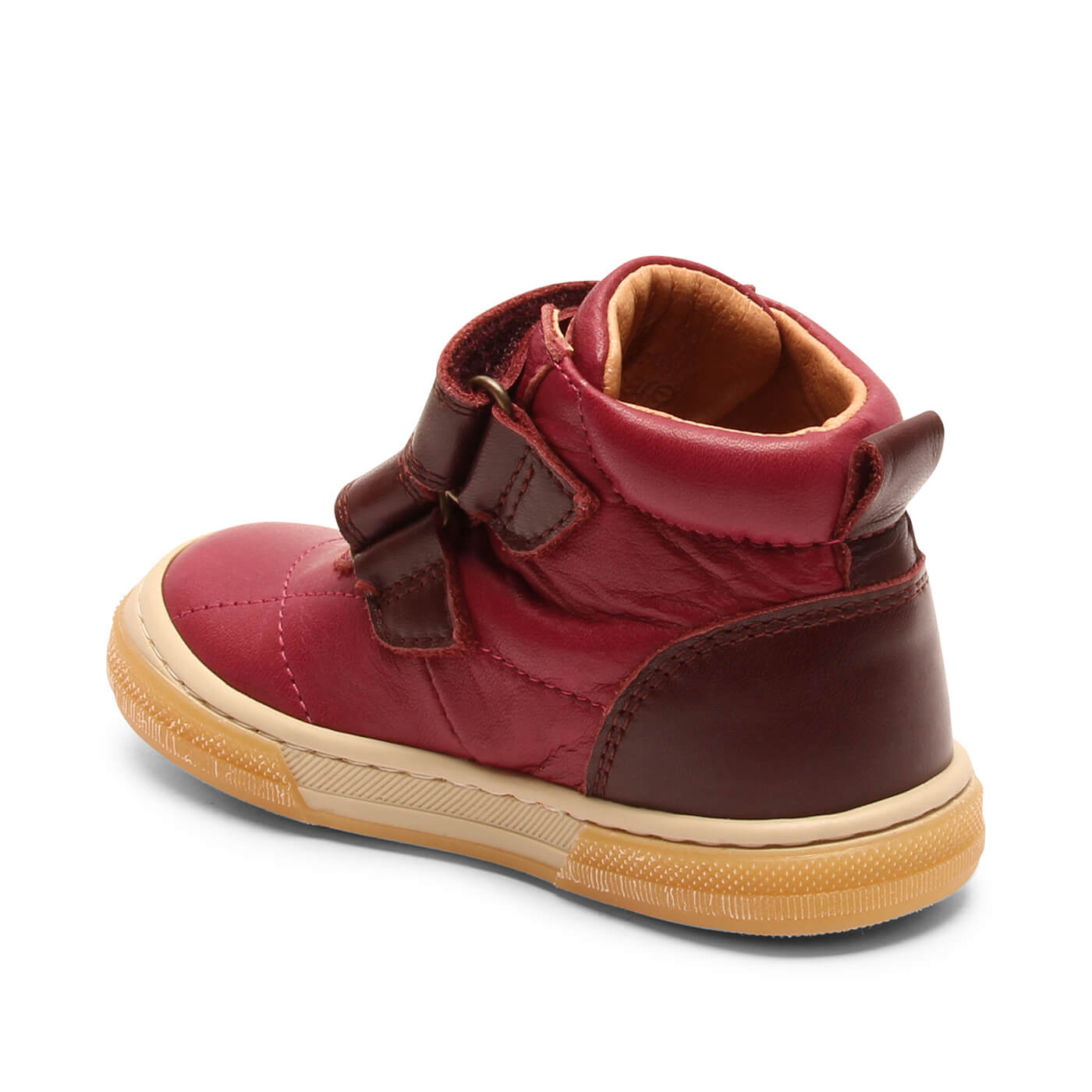 Sneakers din piele pentru bebelusi si copii, Keo Bordeaux
