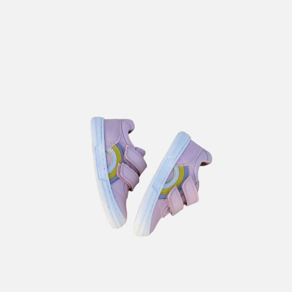 Sneakers din piele pentru bebelusi si copii, Rainbow low Roz