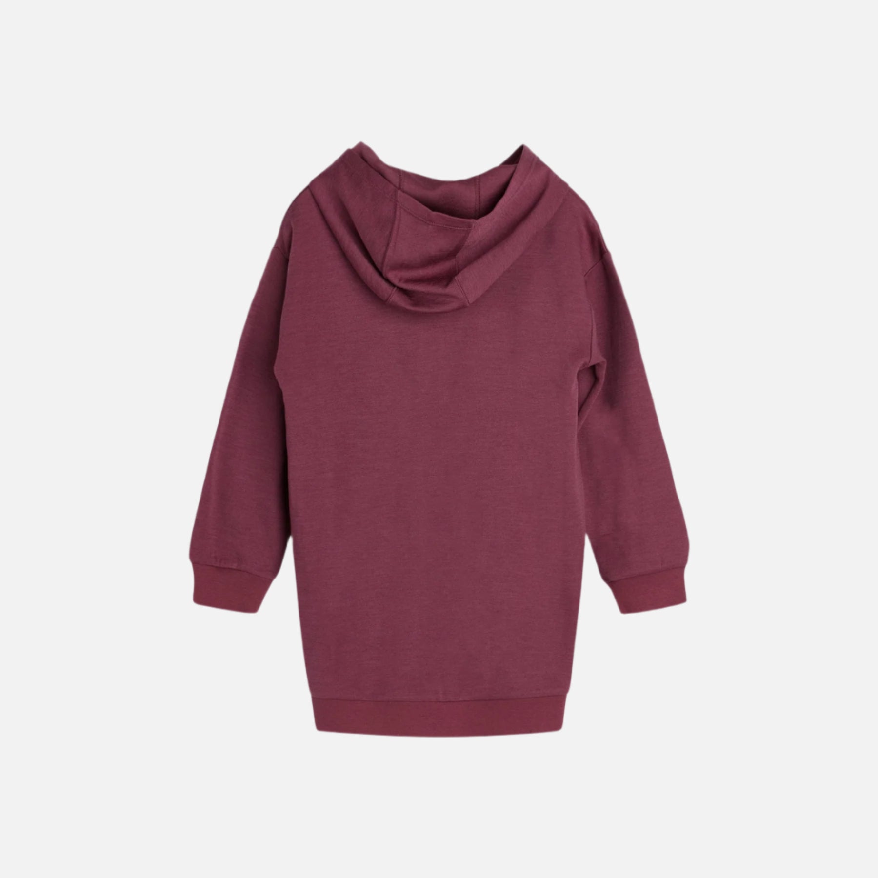 Rochie hanorac din lana si bambus Dani, Mov
