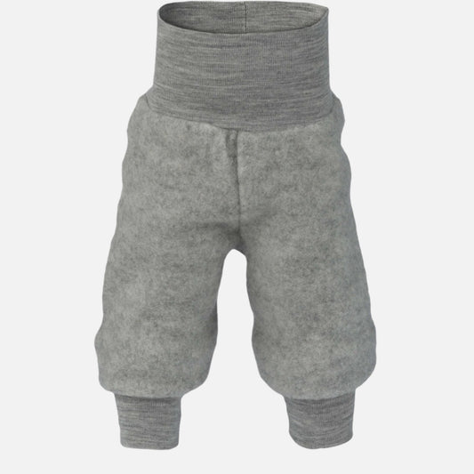 Pantaloni de iarna grosi pentru copii din lana fleece, Gri