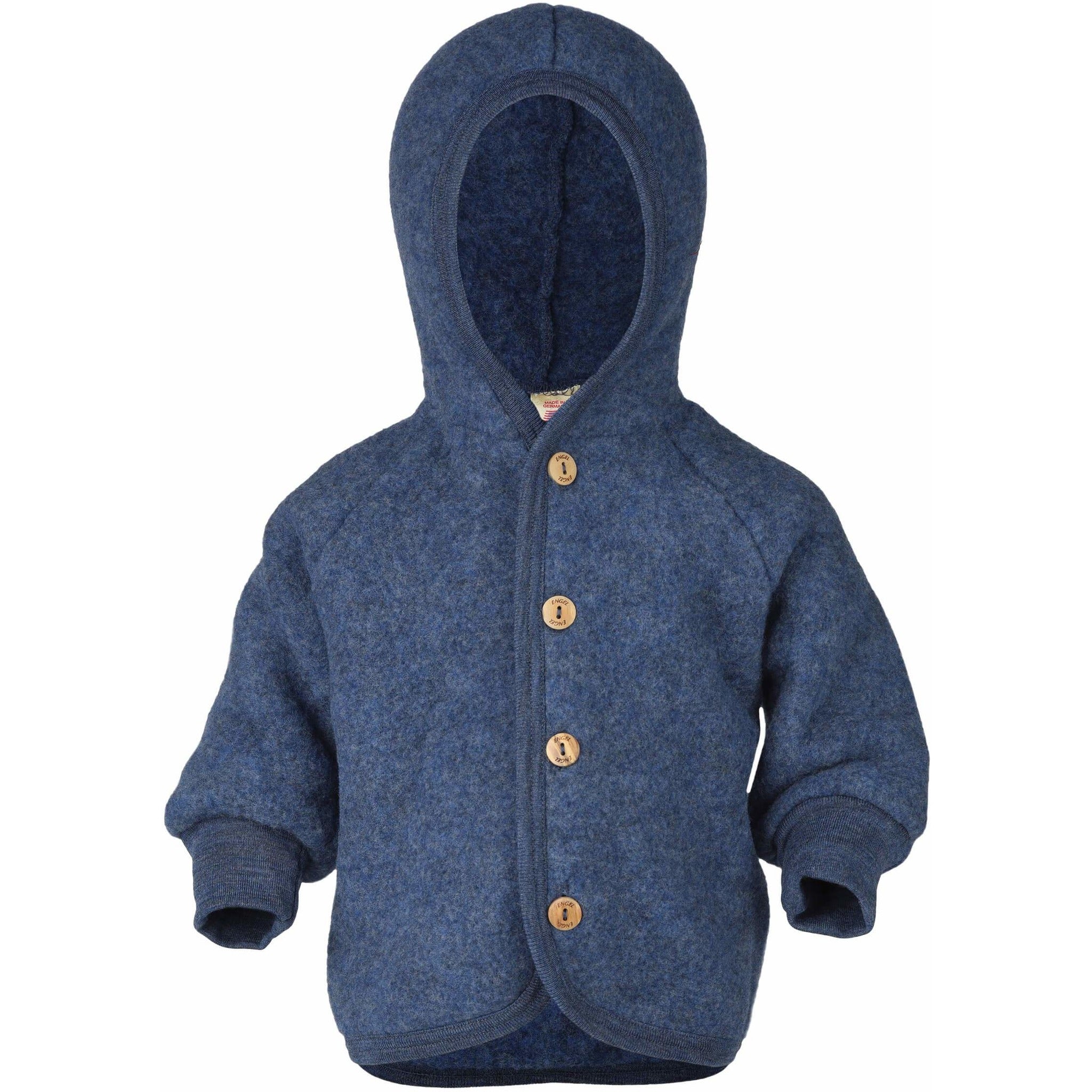Jacheta groasa din fleece pentru copii, Engel Albastra