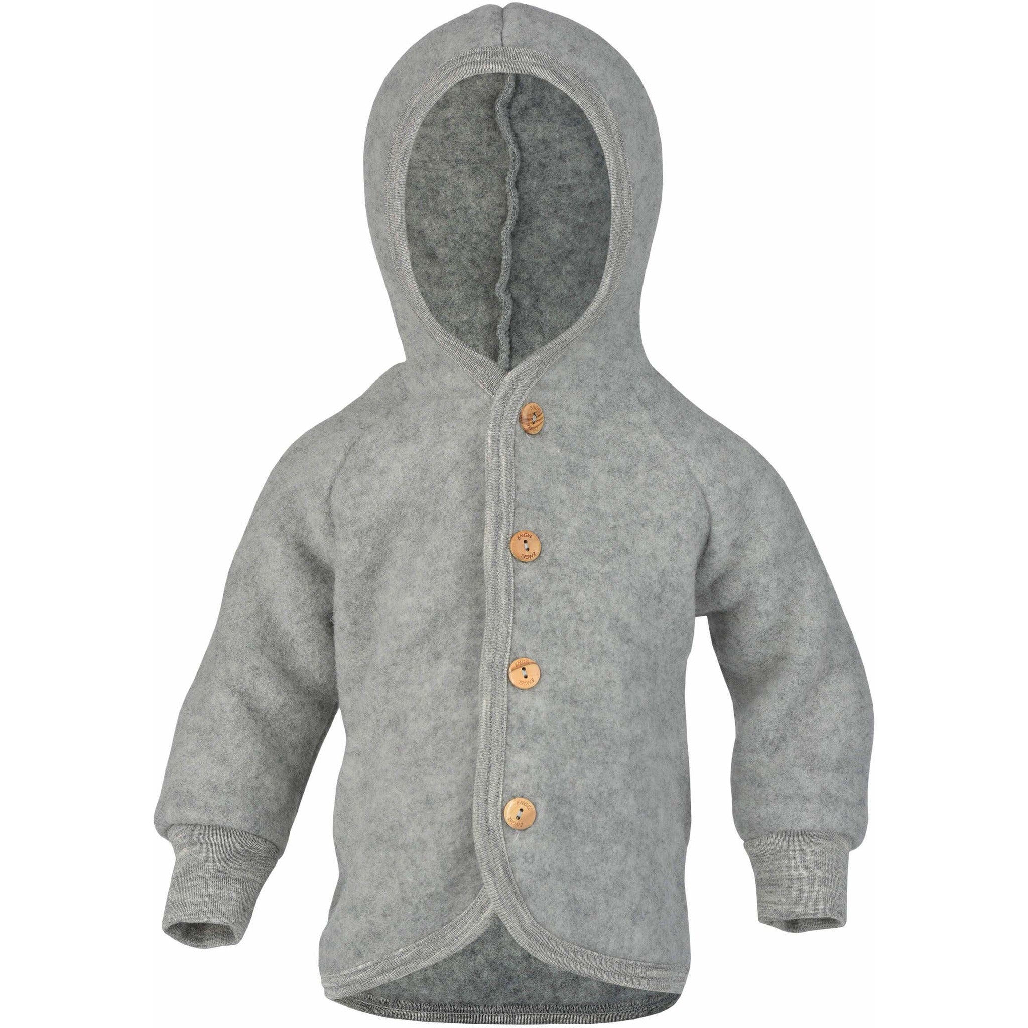 Jacheta pentru copii din lana fleece Engel, Gri
