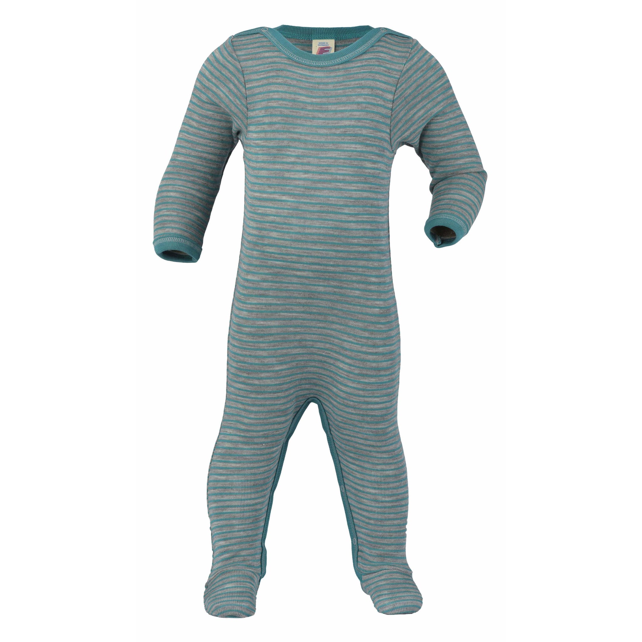 Pijamale calduroase pentru bebelusi din lana si matase, Engel 