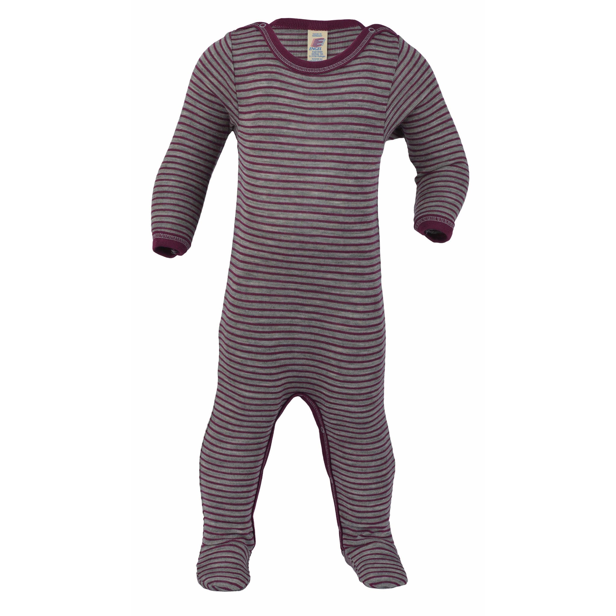 Pijamale intregi pentru bebelusi din lana si matase