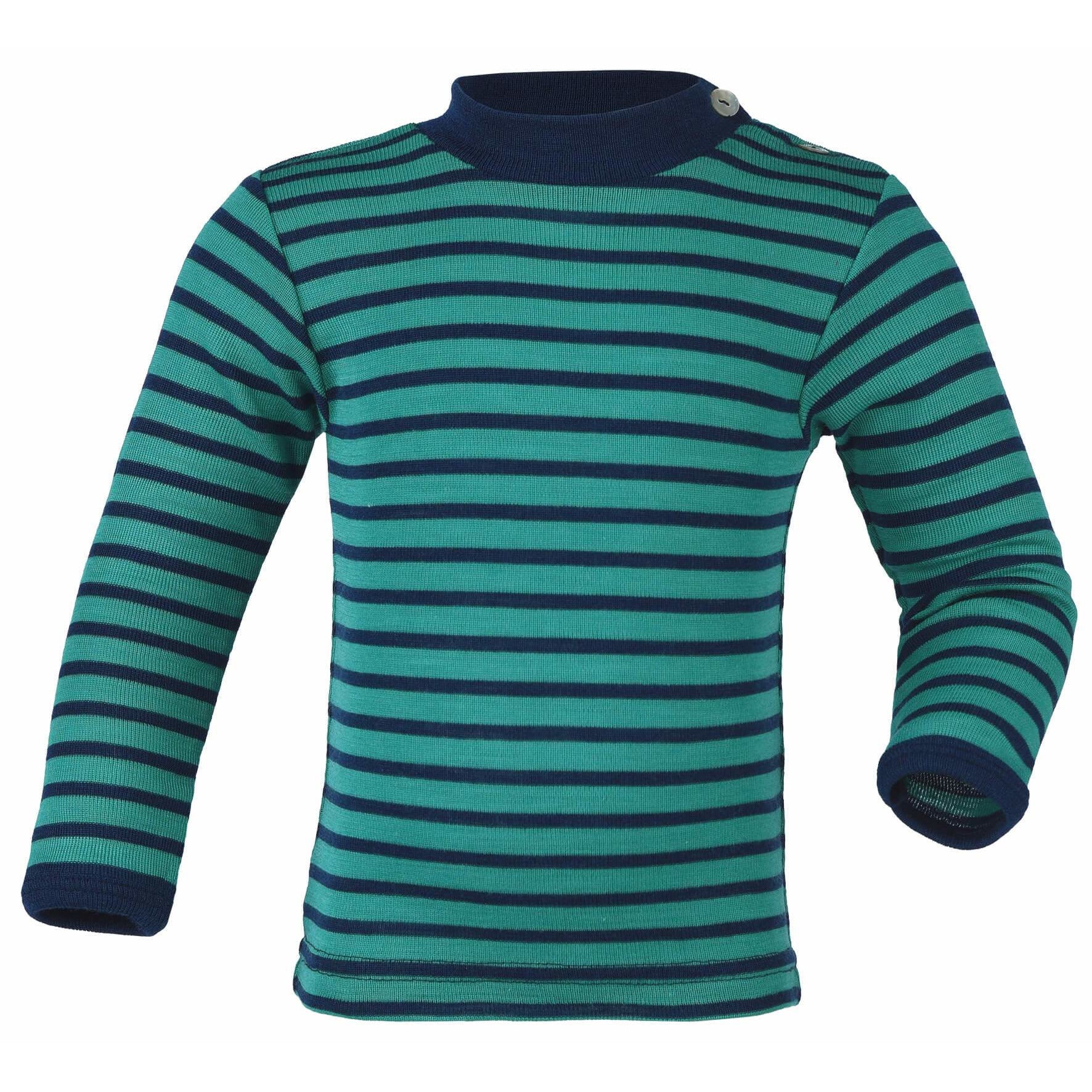 bluza-bebelusi-fetite-lana-merinos-matase-in-dungi-albastru-turcoaz-engel