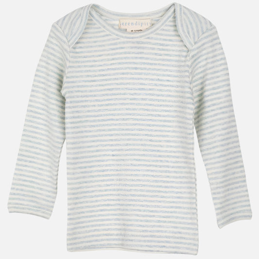 Bluza  din bumbac organic, Cloud/OffWhite