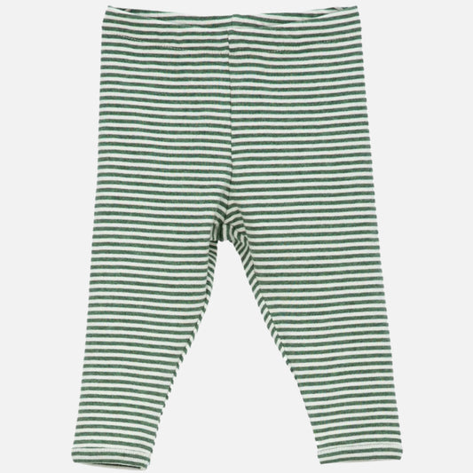 Colanti din bumbac organic, Olive/OffWhite