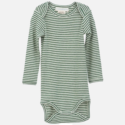 Galbenus Serendipity body bebelusi bumbac organic olive melange dungi