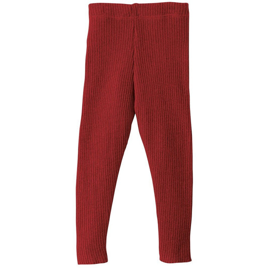 Pantaloni-Disana-lana-merinos-tricotati-toamna-iarna-fete-baieti-bebelusi-copii-bordo