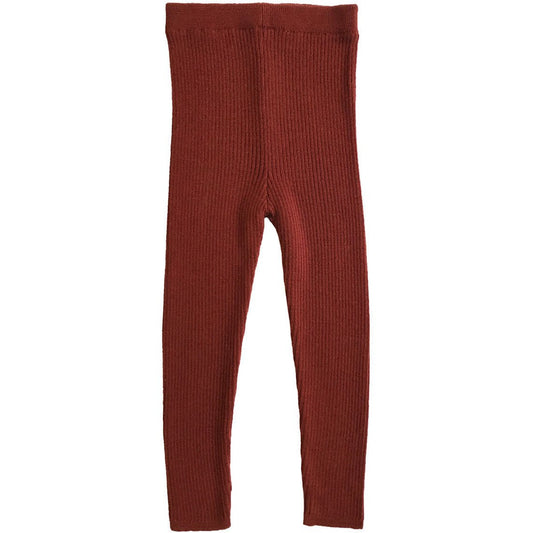 Colanti Mabli Knits din lana merinos extrafina rib, Redwood