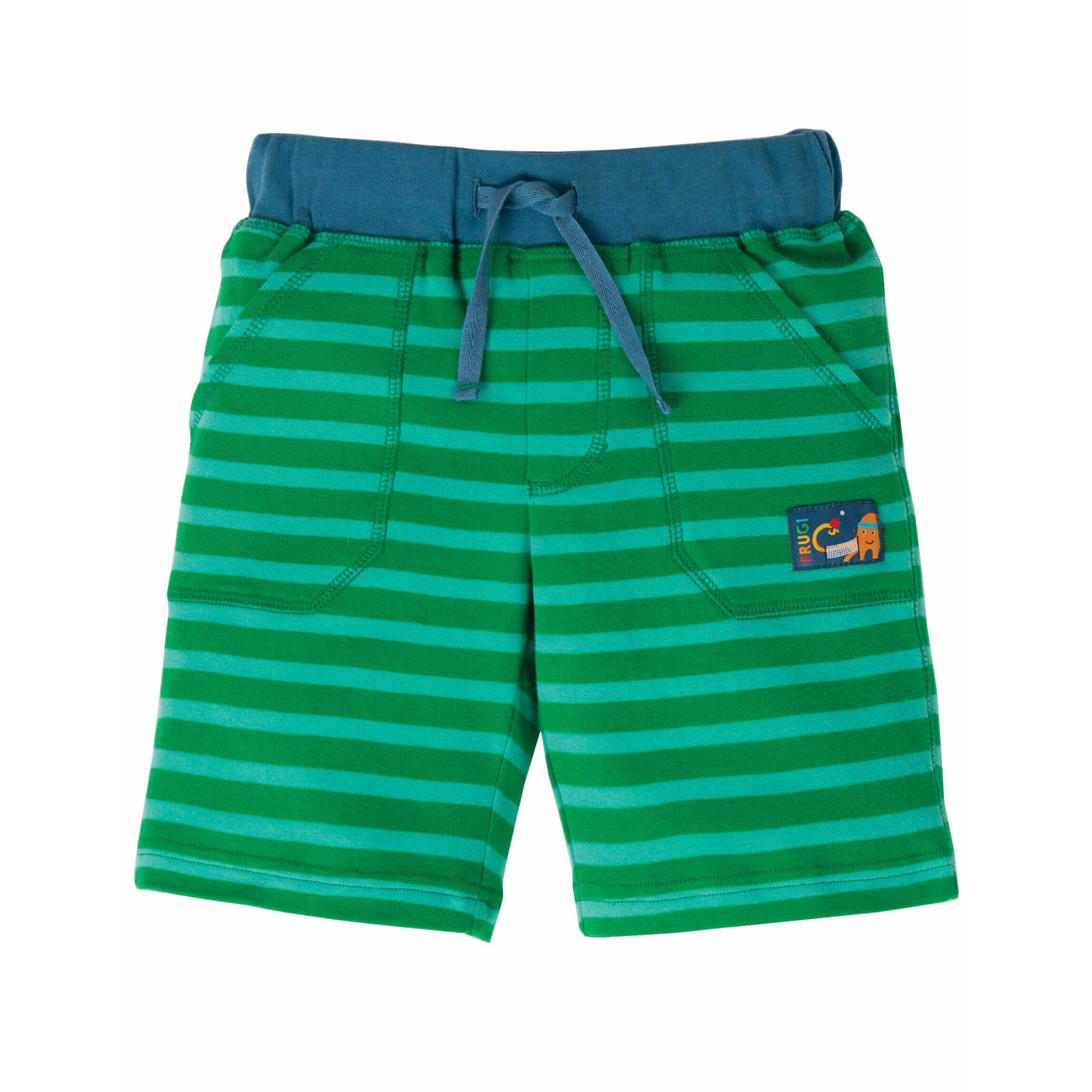 pantaloni scurti frugi dungi verzi baieti