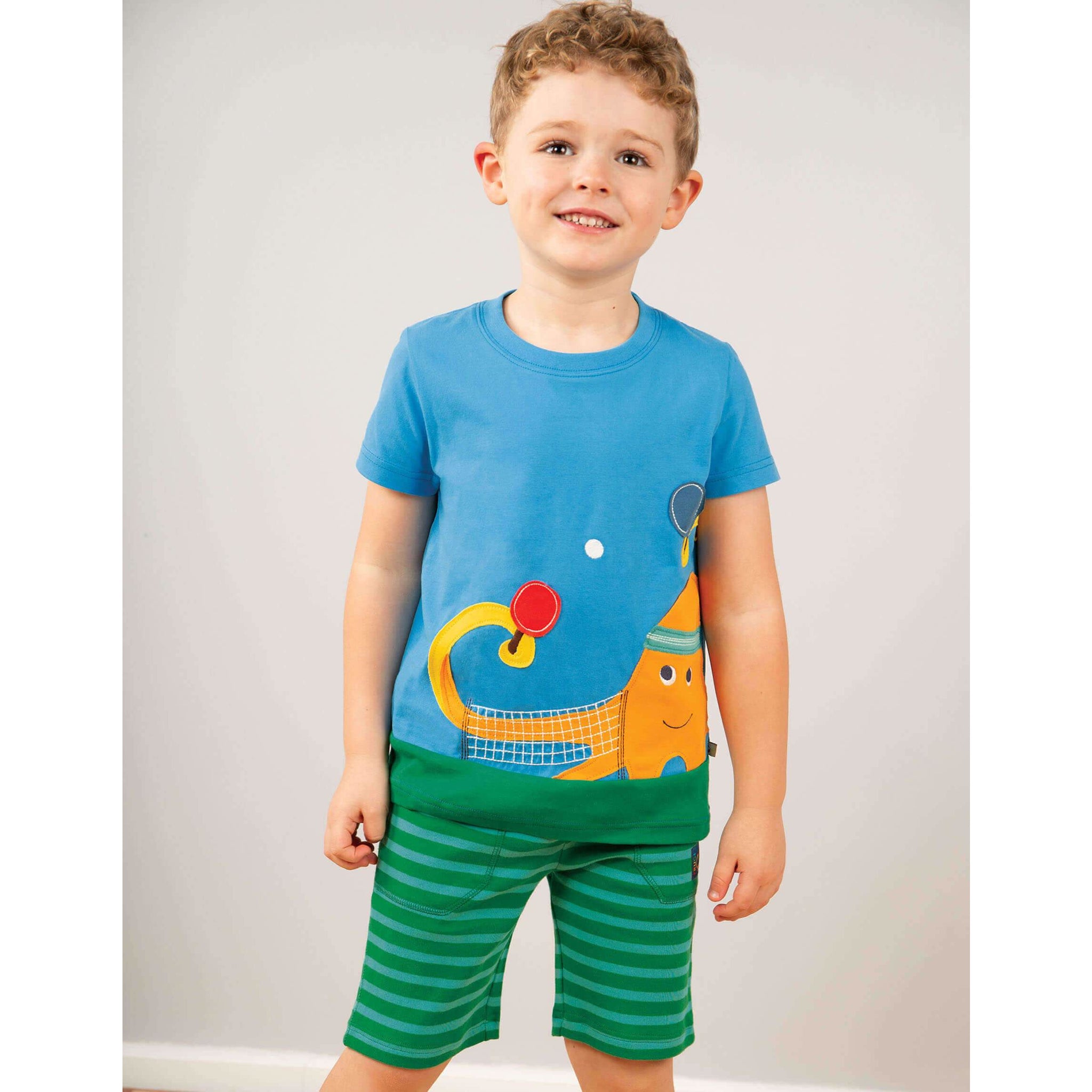 pantaloni scurti frugi dungi verzi baieti