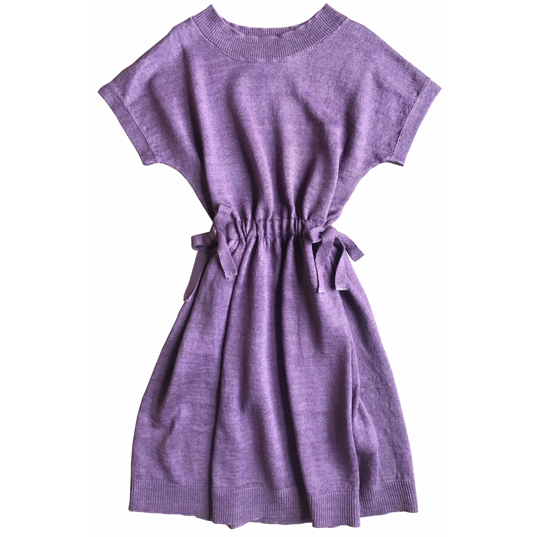 Rochie fete Cary Mabli Knits din in organic, Lavender
