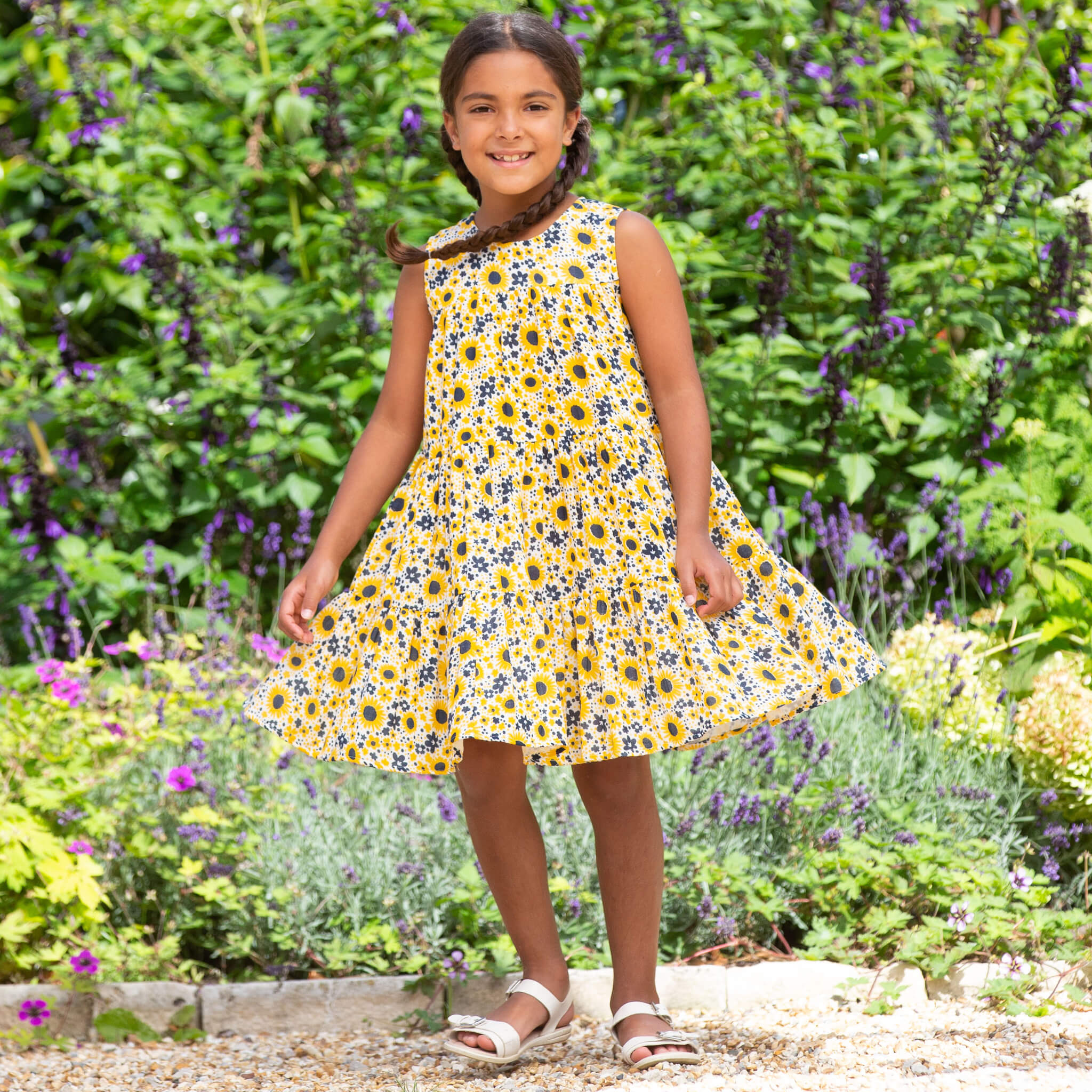 Rochie bumbac organic din muselina Kite clothing