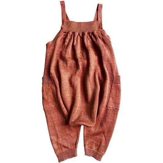 Salopeta Adara Mabli Knits din in organic, Rust