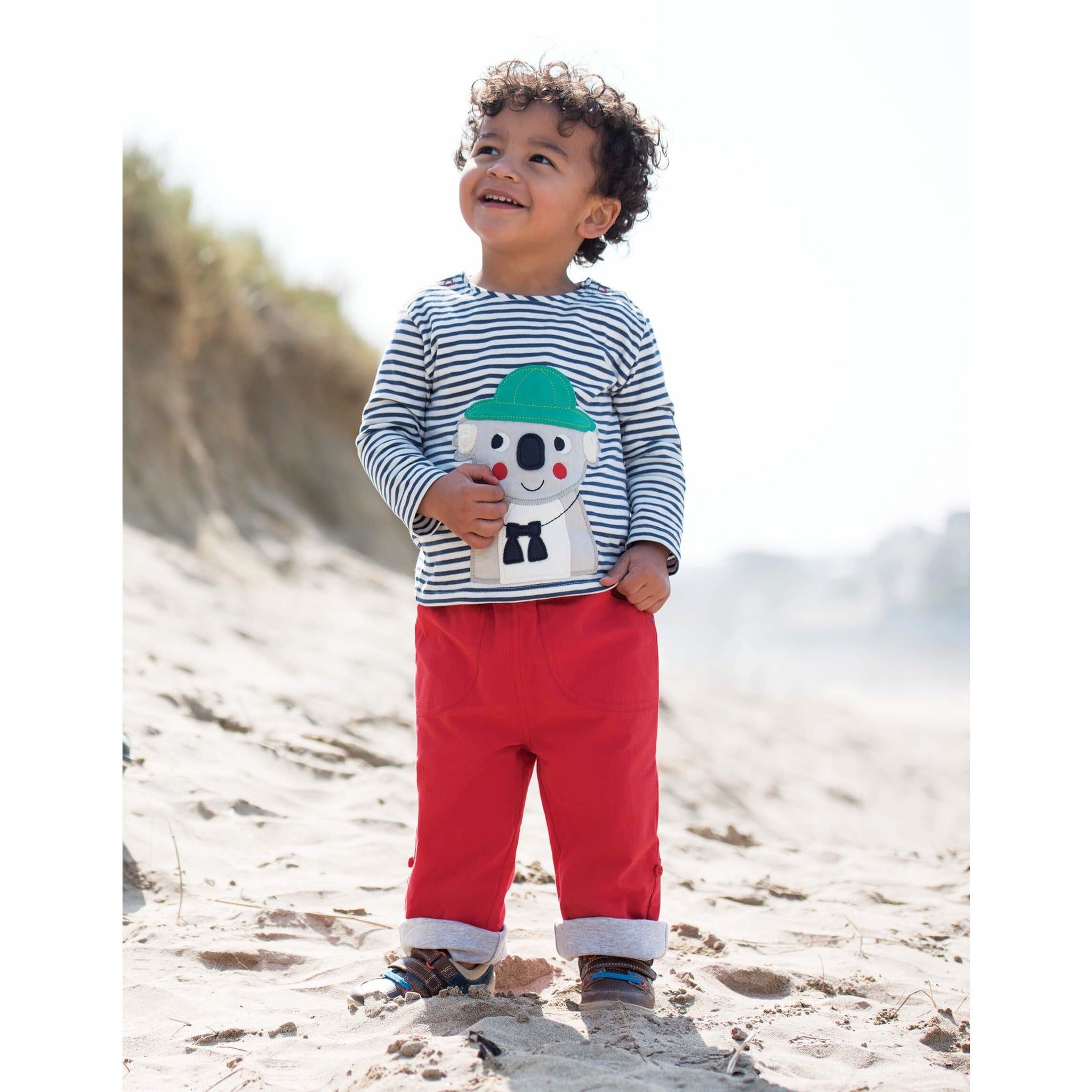 galbenus frugi pantaloni bumbac organic