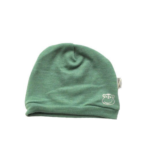 beanie copii lana merinos extrafina crawler grafit gri