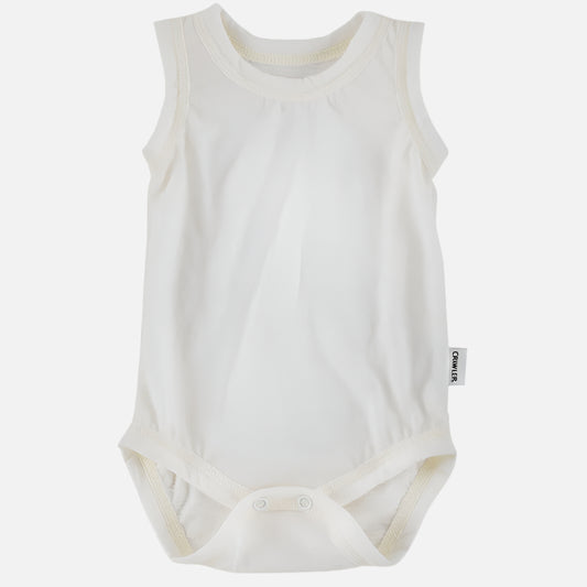 Body maiou din lana merinos extrafina - Crem