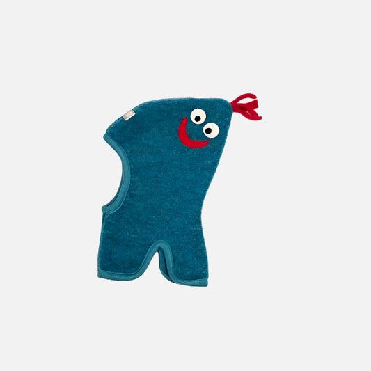 Cagula fleece lana merinos organica Pickapooh Smiley