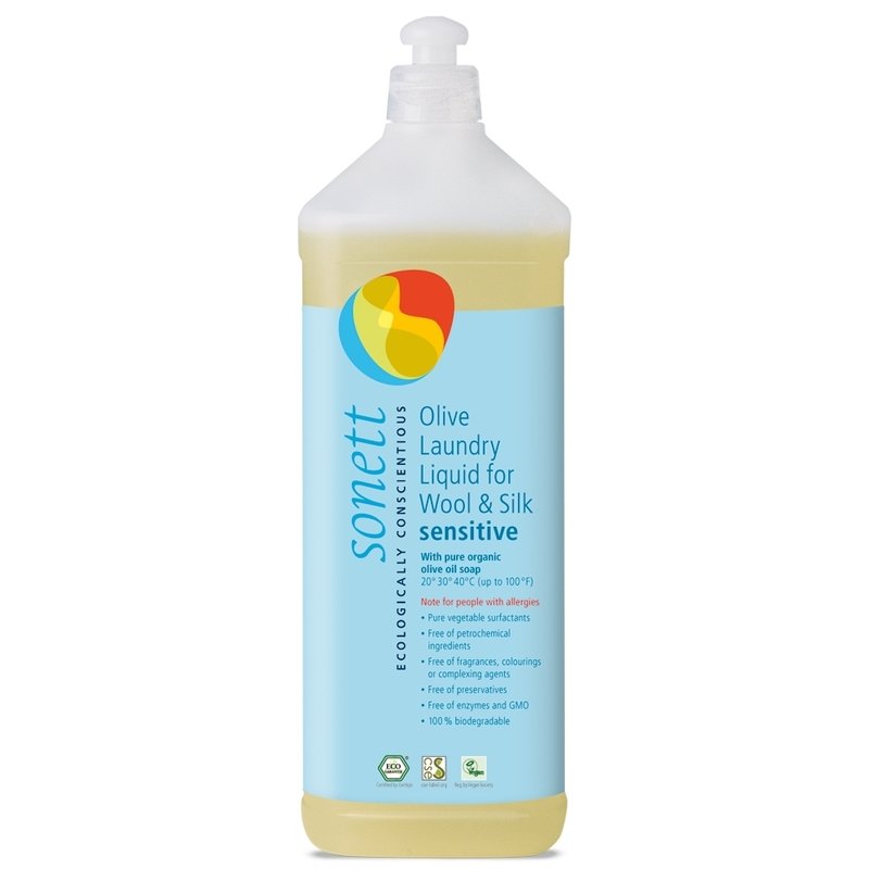 Detergent ecologic Sonett lichid pentru lana si matase - Neutru,  1000 ml