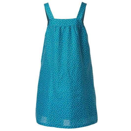 Rochie gravida din bumbac organic si in, Steely Blue Scatter Spot