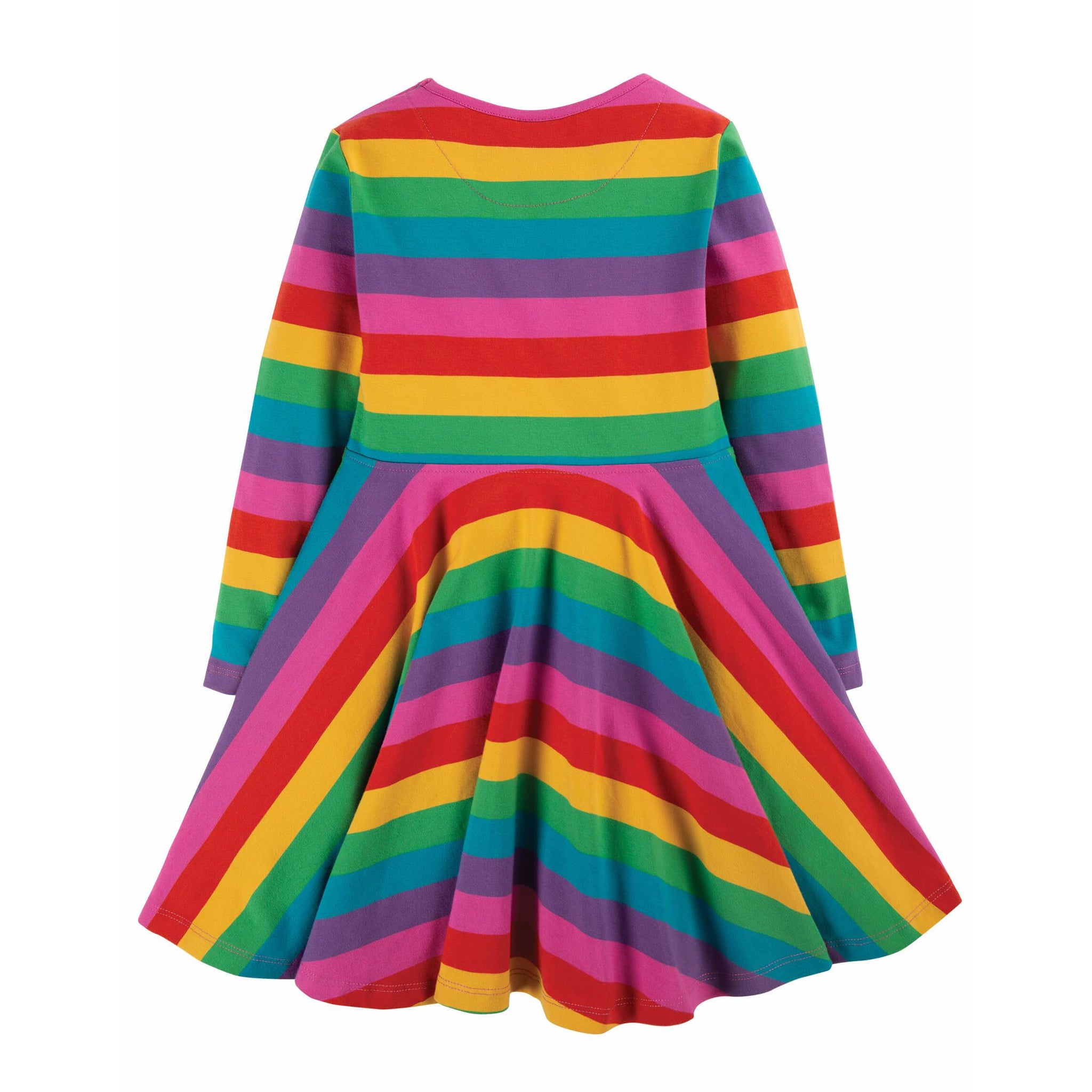 Rochie Frugi Skater Dress curcubeu bumbac organic